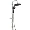 Shower Column With Hand Attachment And Soap Dish Chrome | Adexa 053