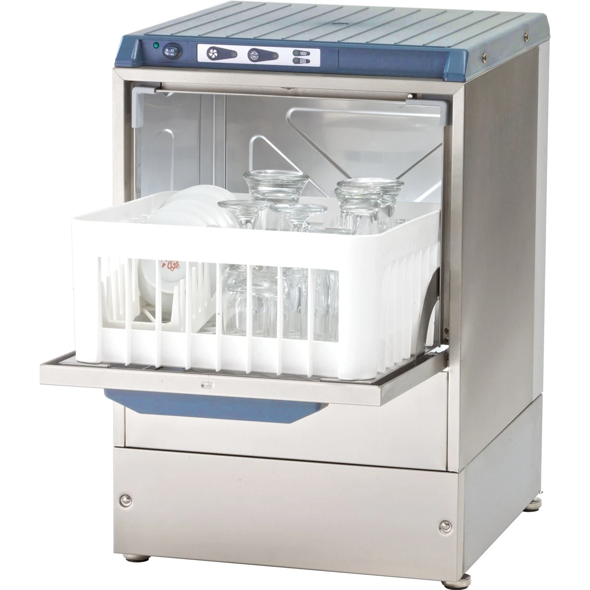 Commercial Glasswasher 800-1000 Glasses/hour 350mm Basket Gravity Drain 13A | Omniwash 3500ST - Image 2