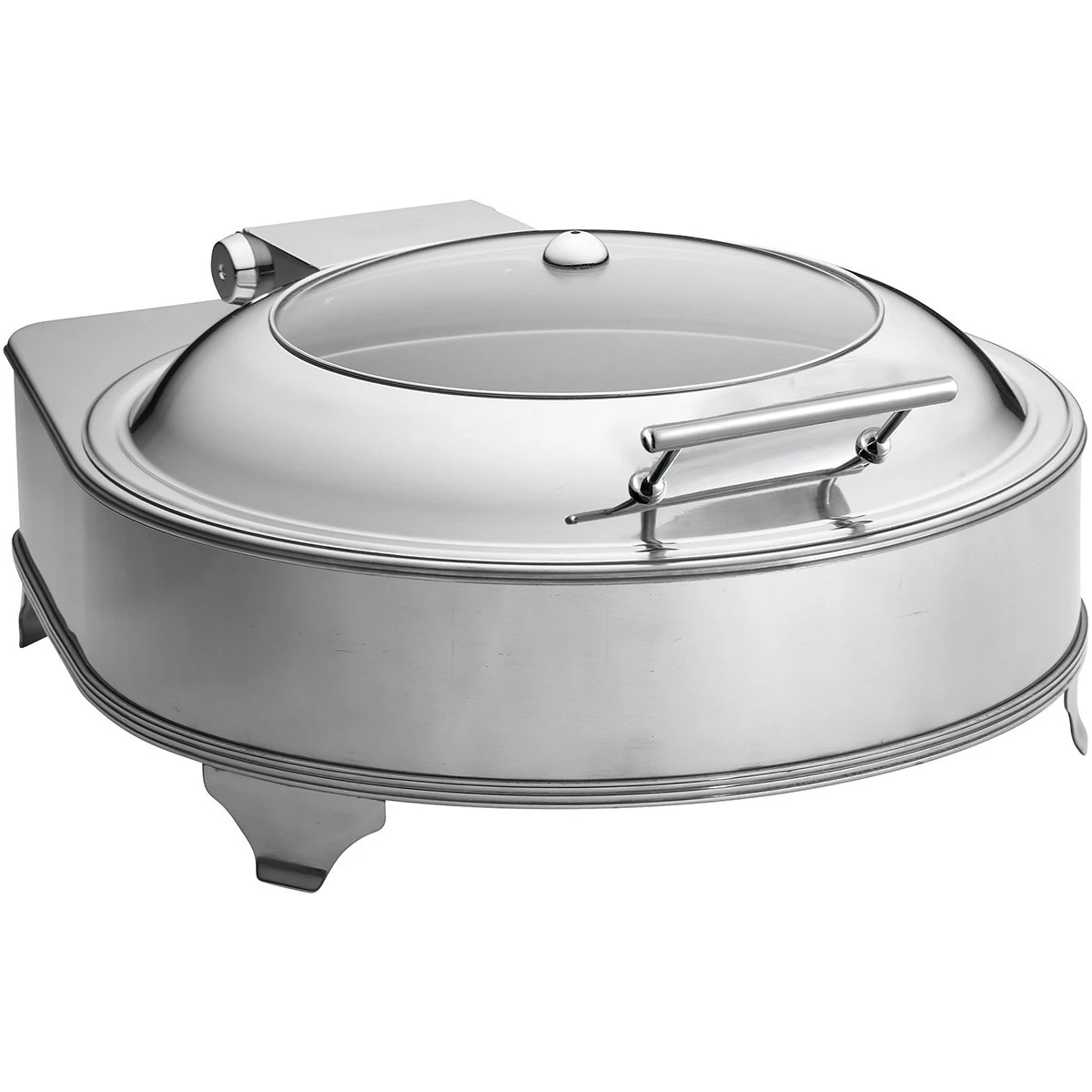 Chafing Dish Electric Heating Round Glass Lid Stainless Steel 6 Litres | Adexa AD6002 3 Chafing Dish Electric Heating Round Glass Lid Stainless Steel 6 Litres | Adexa AD6002
