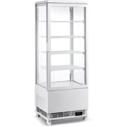 Countertop Display Fridge 98 Litres 4 Shelves White 1 Flat Door | Adexa CL98W