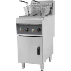 Twin Basket Professional Free Standing Electric Fryer Twin Tank 12kW 2x10 Litres | Adexa DF10L2