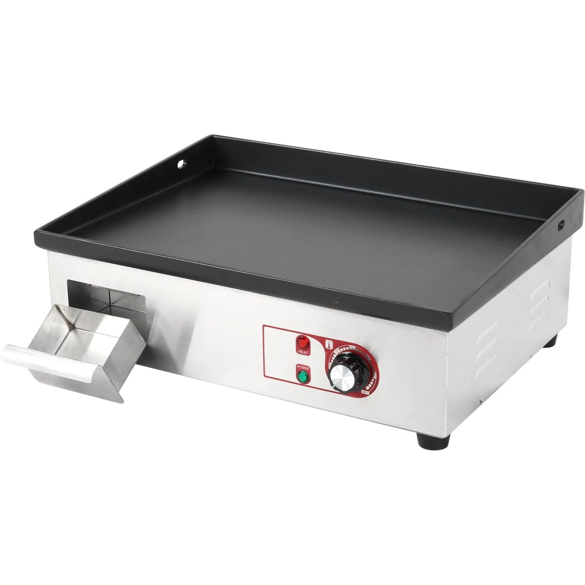 Commercial Griddle Smooth 540x380mm Enamelled Plate 2.2kW Electric | Adexa EG5438
