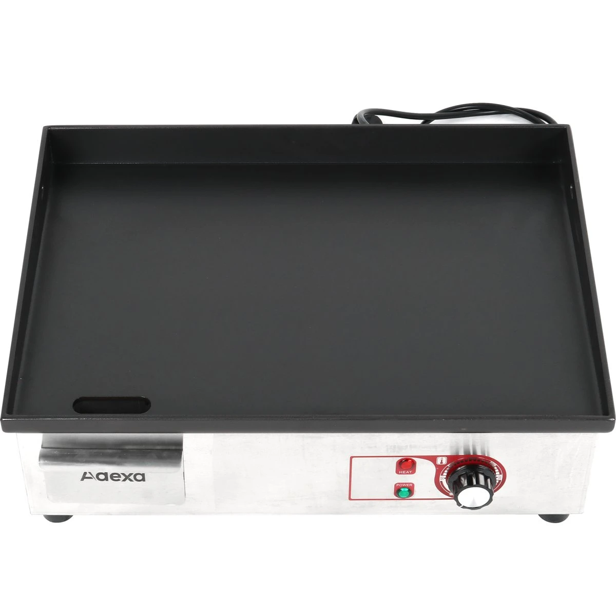 Commercial Griddle Smooth 540x380mm Enamelled Plate 2.2kW Electric | Adexa EG5438 - Image 3