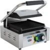 Heavy Duty Panini Contact Grill Single Ribbed | Adexa EGD10C