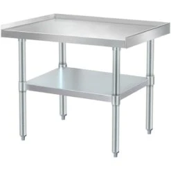 Equipment Stand/Low Table With 3 Side Upstand 1500x760x600mm | Adexa ES41876150