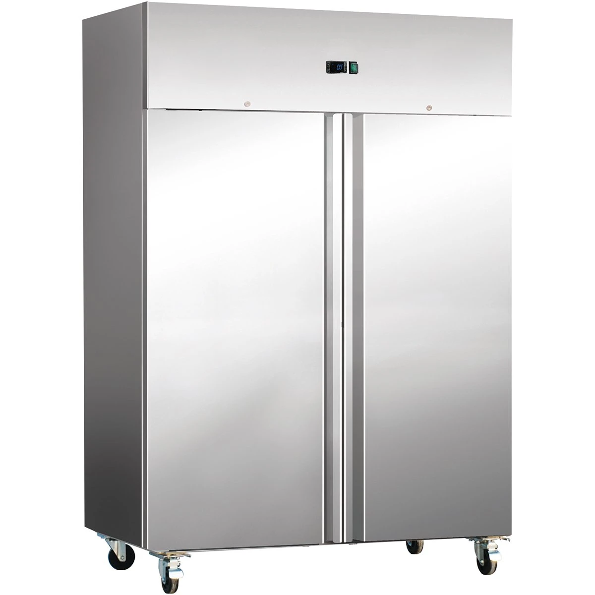 Commercial Freezer Upright Cabinet Stainless Steel 800 Litres Twin Door Fan Assisted Cooling | Adexa F800S