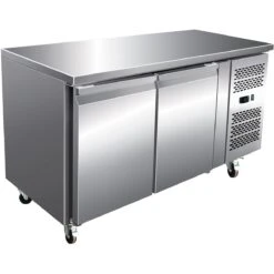 Commercial Freezer Counter Ventilated 2 Doors Depth 600mm | Adexa FS21V