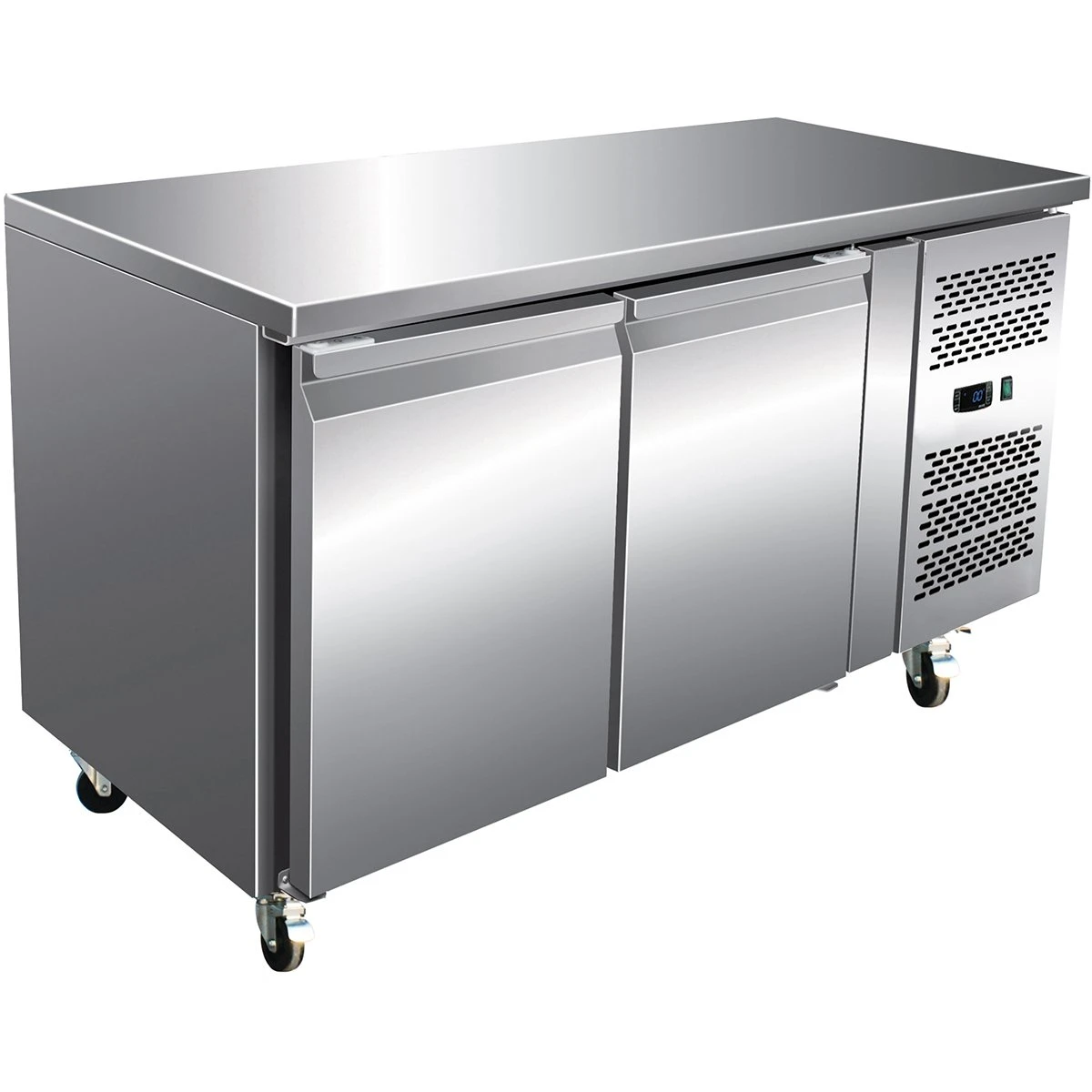 Commercial Freezer Counter Ventilated 2 Doors Depth 600mm | Adexa FS21V