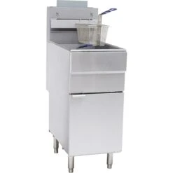 Twin Basket Professional Free Standing Fryer Natural Gas Single Tank 36 Litres 44kW | Adexa GF150