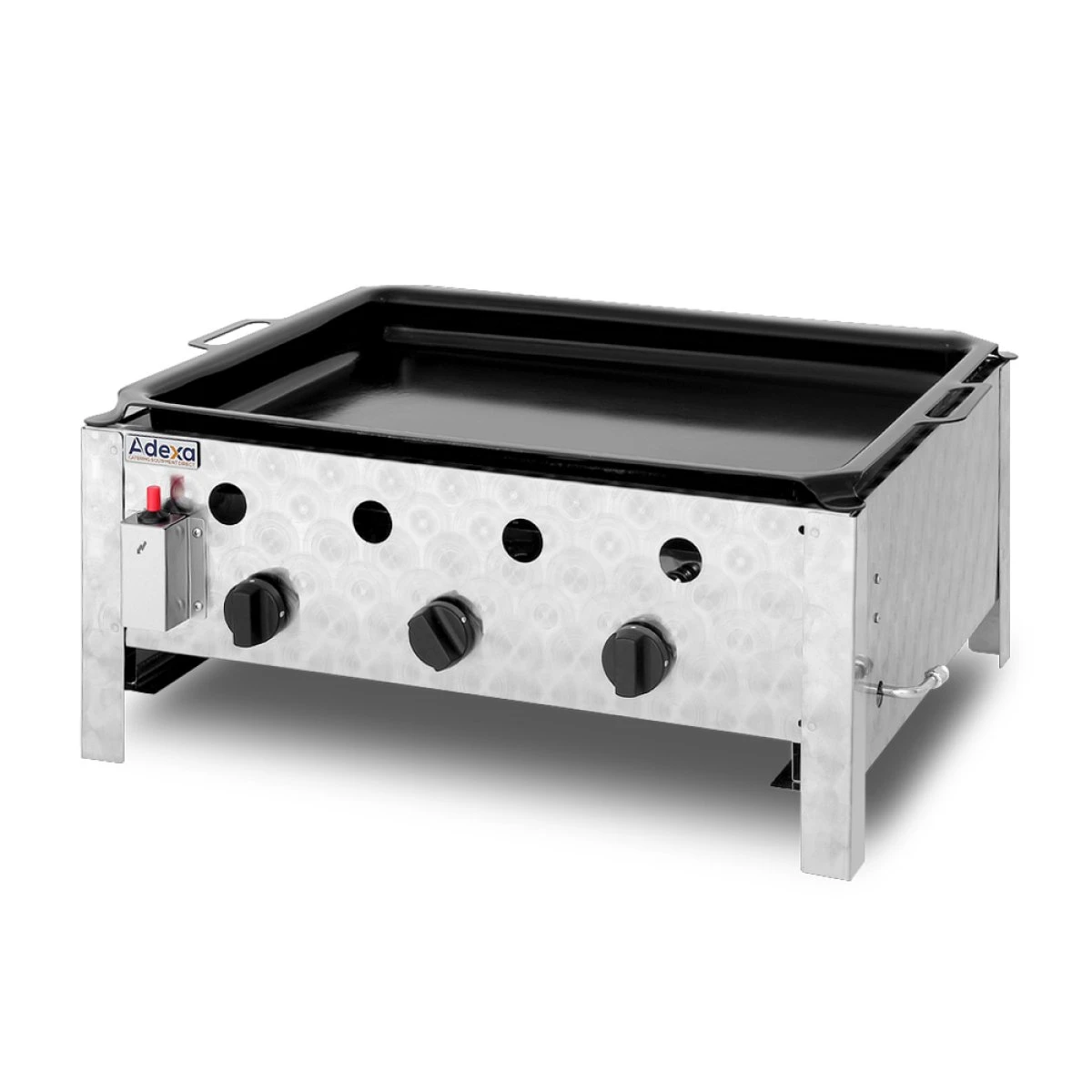 Commercial Gas BBQ Grill 3 Burners Table Top | Adexa GG1103A - Image 3
