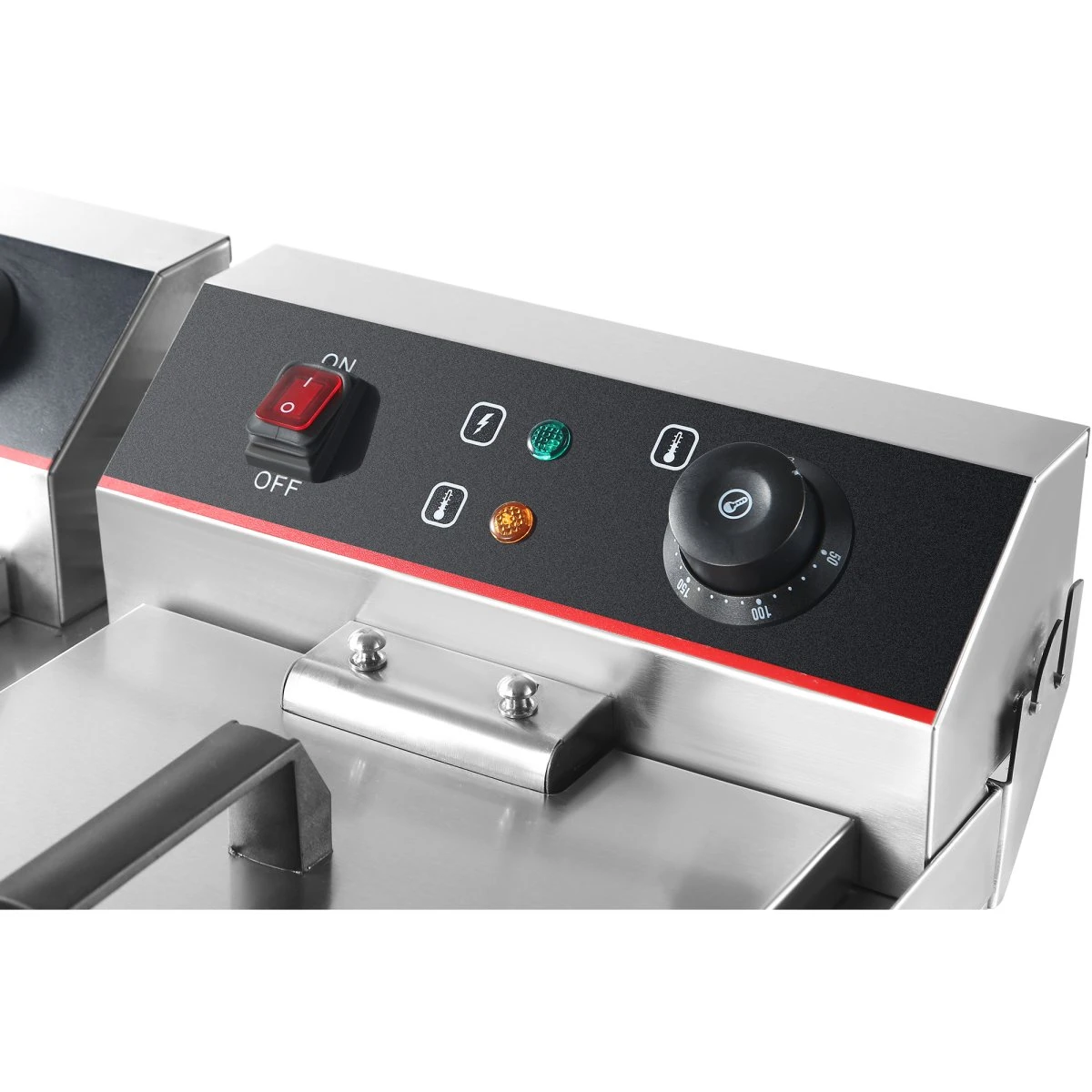 Commercial Fryer Double Electric 2x13 Litre 10kW Countertop | Adexa HEF132V - Image 6