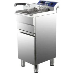 Commercial Fryer Single Electric 16 Litre 5kW Free Standing | Adexa HEF161C