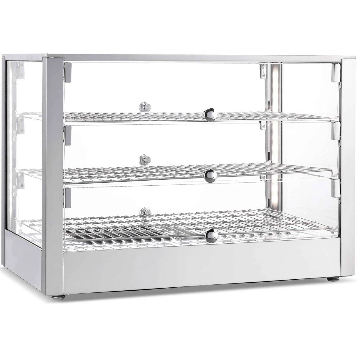 3 Tier Heated Display Case 115 Litres Countertop | Adexa HW115