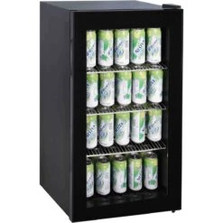 Bar Cooler Glass Door 97 Cans / 88 Litres | Adexa JC88