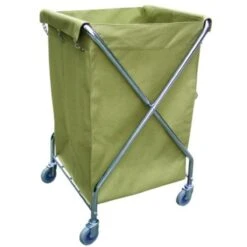 Foldable X-Shape Linen Trolley 620x625x985mm | Adexa JYXLC312