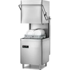 Passthrough Dishwasher Premium 500mm Basket 48 Baskets/hour Detergent Dosing Pump 400V | Adexa ADX10T