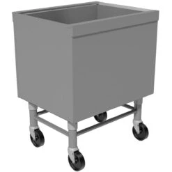 Commercial Portable Ice Bin Stainless Steel 760x470x760mm | Adexa PIB183016