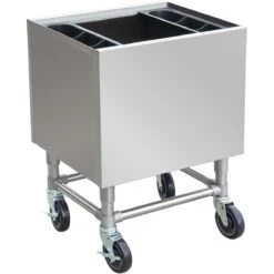 Commercial Portable Ice Bin Stainless Steel 610x470x760mm | Adexa PIB182416
