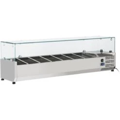 Refrigerated Servery Prep Top 1500mm 6xGN1/3 Depth 380mm | Adexa PT26