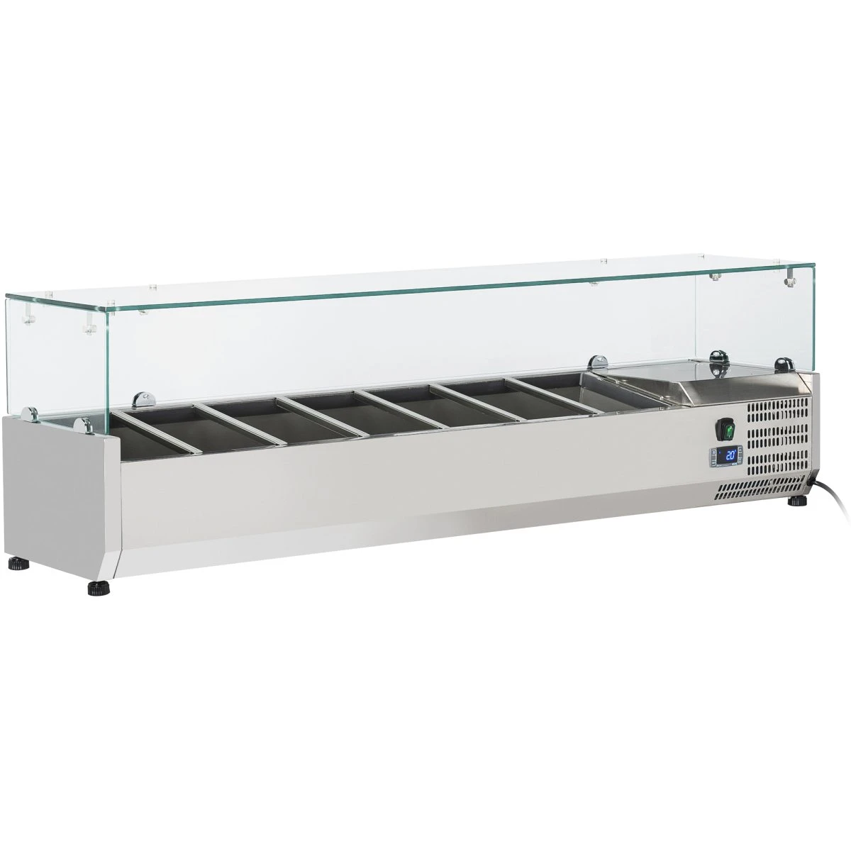 Refrigerated Servery Prep Top 1500mm 6xGN1/3 Depth 380mm | Adexa PT26 3 Refrigerated Servery Prep Top 1500mm 6xGN1/3 Depth 380mm | Adexa PT26
