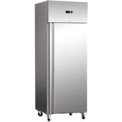 Commercial Refrigerator Upright Cabinet 600 Litres Stainless Steel Single Door GN2/1 Fan Assisted Cooling | Adexa R600S