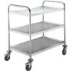 Commercial Serving/Service/Clearing Trolley Stainless Steel 3 Tier 810x460x900mm | Adexa RST3B