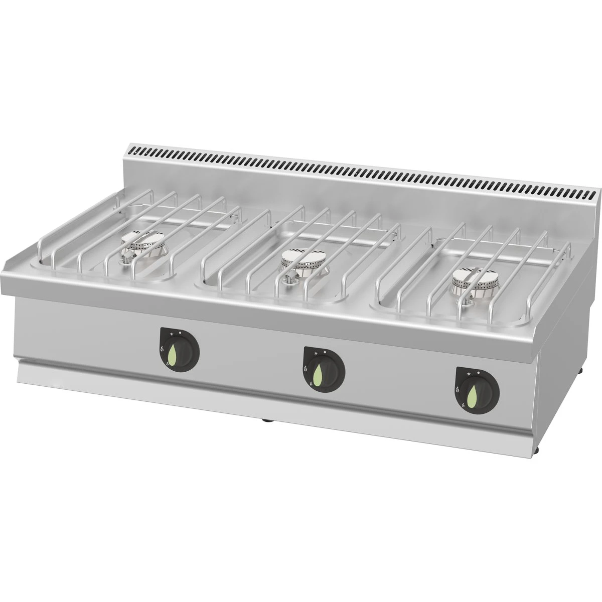 Professional High Power Gas Cooker 3 Burners 28.8kW | Adexa SC1270G