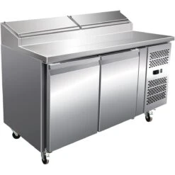 Preparation Counter 2 Doors 7xGN1/3 1360x700x1085mm | Adexa SH27