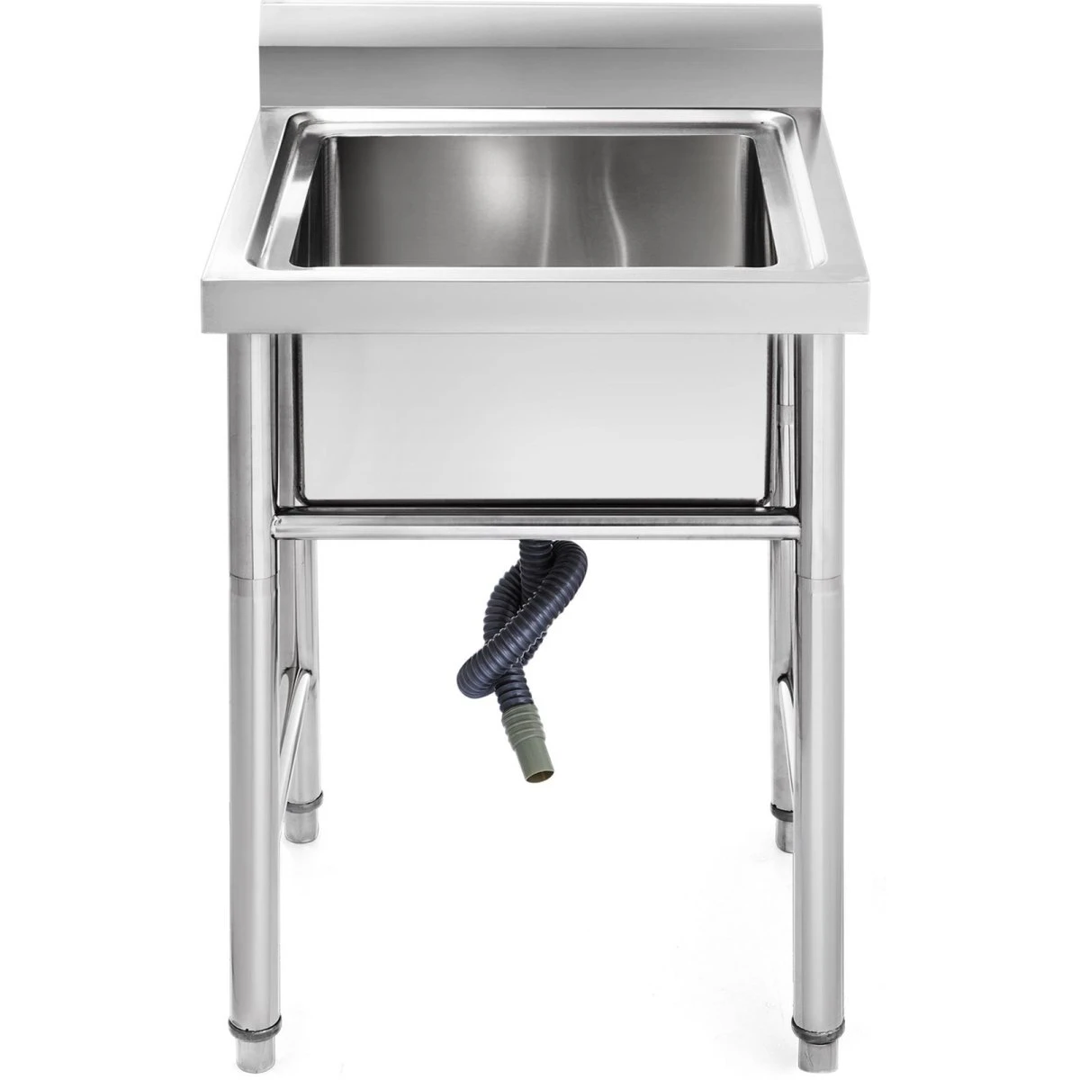 Commercial Sink Stainless Steel 600x600x900mm 1 Bowl Splashback | Adexa SINK6060