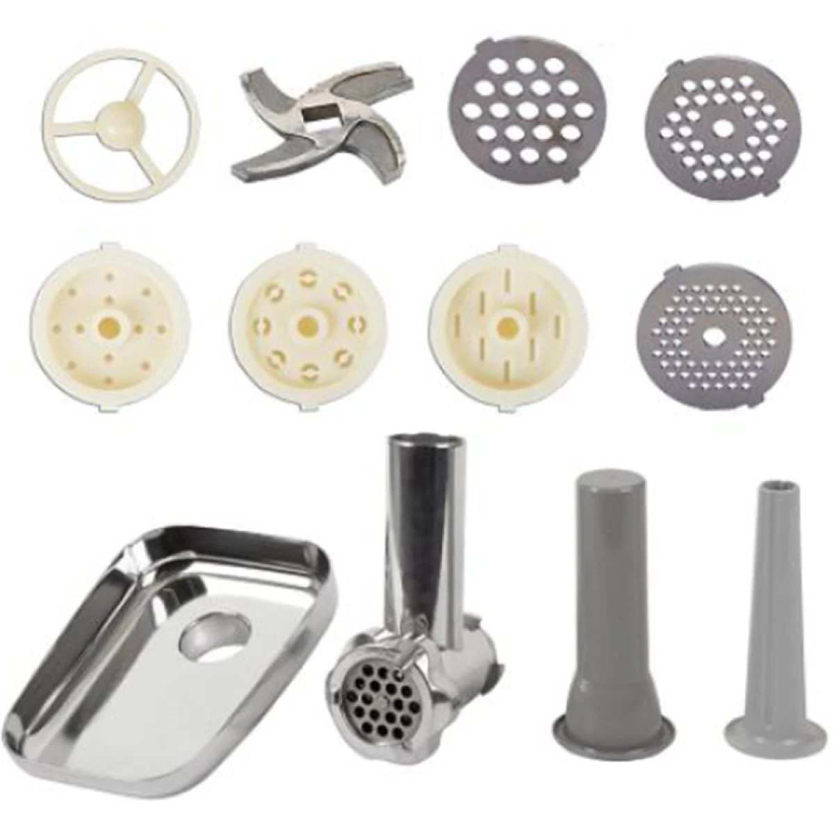 Professional Countertop Planetary Mixer 10 Litres With Meat Grinder & Sausage & Pasta Maker 1.5kW Stainless Steel | Adexa SM2088G - Image 3