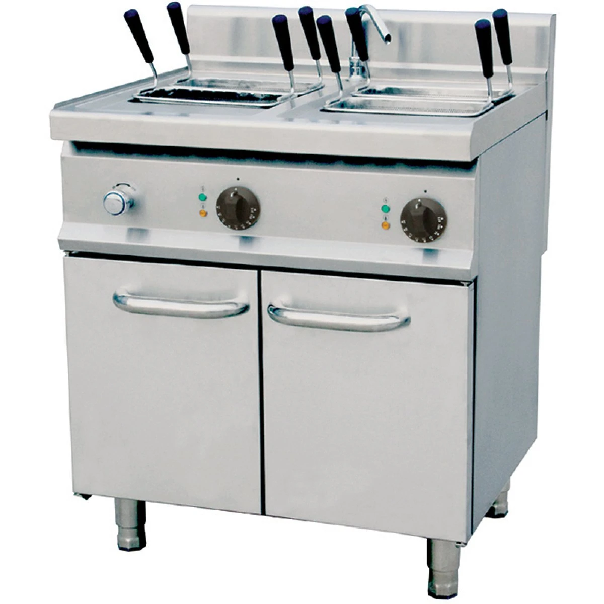 Professional Pasta Cooker Electric 24kW 2x28 Litre Floor Standing | Adexa THCPE80E