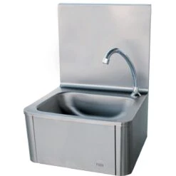 Commercial Hand Wash Sink Stainless Steel Knee Control Stainless Steel | Adexa VHWR43