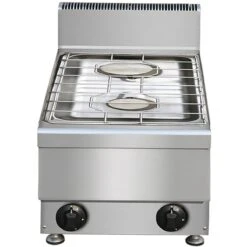 Commercial Countertop Gas Stove 2 Burners 8kW | Adexa THTR2