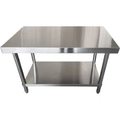 Professional Work Table Stainless Steel Bottom Shelf 1400x600x850mm | Adexa TOR1460