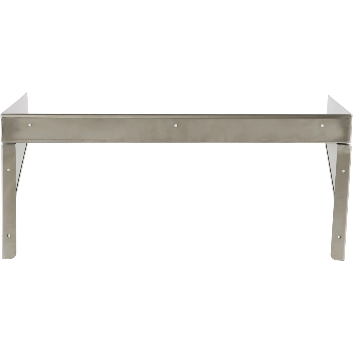 Wall Shelf 1 Level 3 Sides Upturn 1200x400x254mm Stainless Steel | Adexa WSW400120B - Image 4