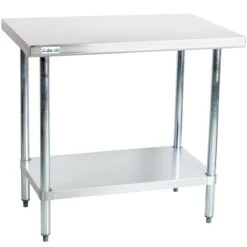 Commercial Work Table Stainless Steel Bottom Shelf 450x600x900mm | Adexa WTG600X450