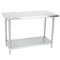 Commercial Work Table Stainless Steel Bottom Shelf 1200x750x900mm | Adexa WTG750X1200