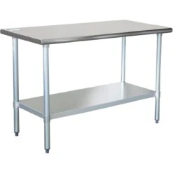 Commercial Work Table Stainless Steel Bottom Shelf 1200x600x900mm | Adexa WTG600X1200
